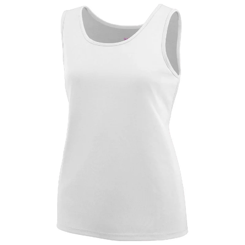 Augusta Sportswear Women's White Training Tank