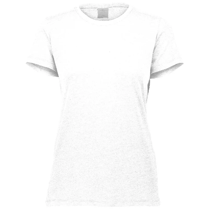 Augusta Sportswear Women's White Tri-Blend Tee