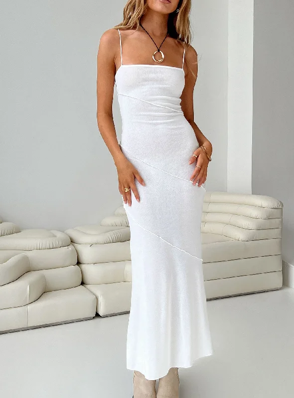 Andros Maxi Dress White