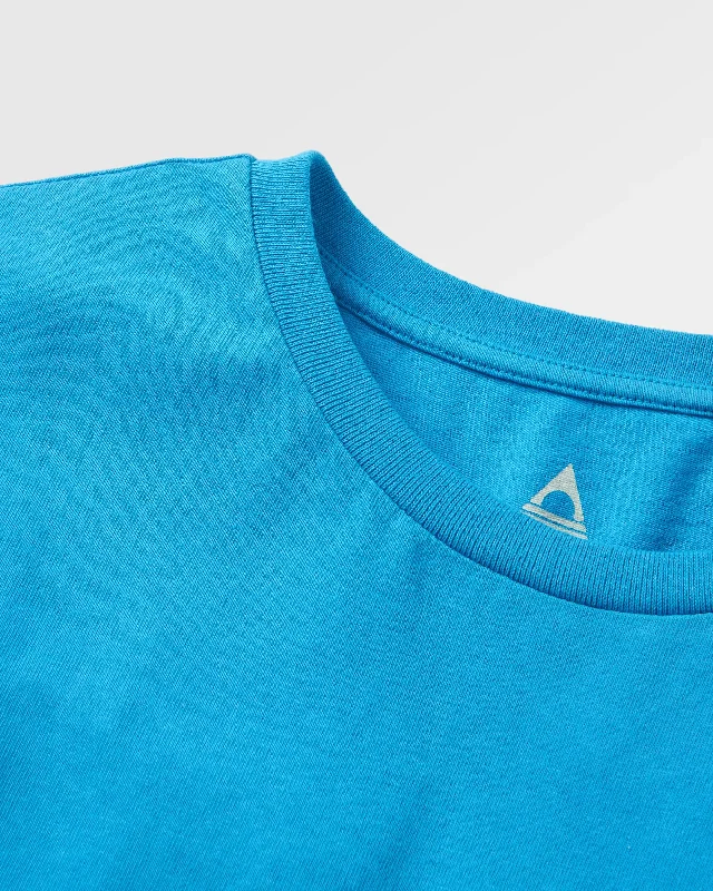 Breathe Recycled Cotton Long Sleeve T-Shirt - Atlantic Blue