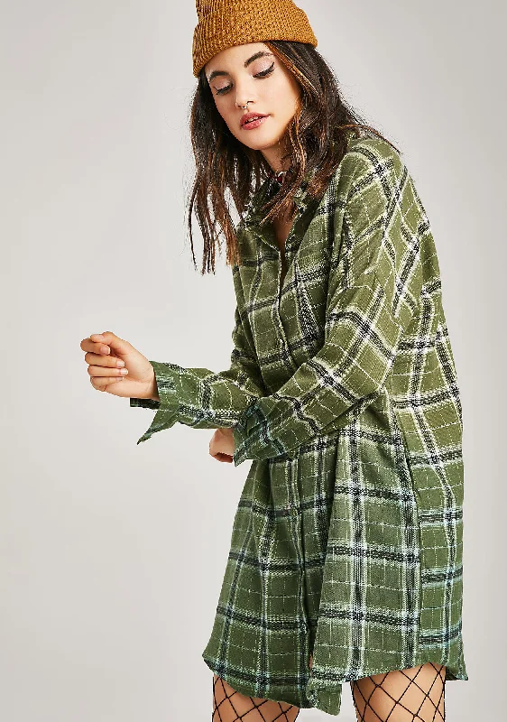 Class Rebel Plaid Dress