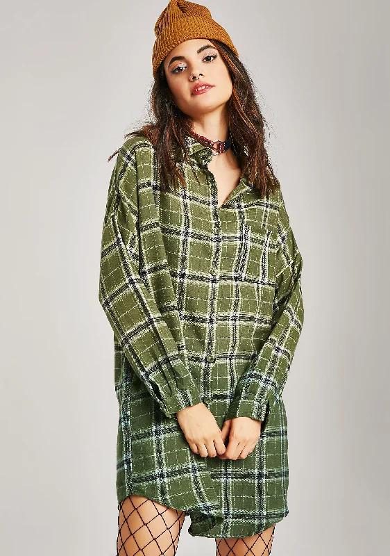 Class Rebel Plaid Dress