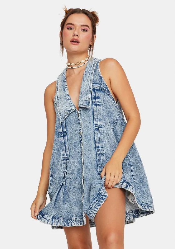 Katie Denim Mini Dress