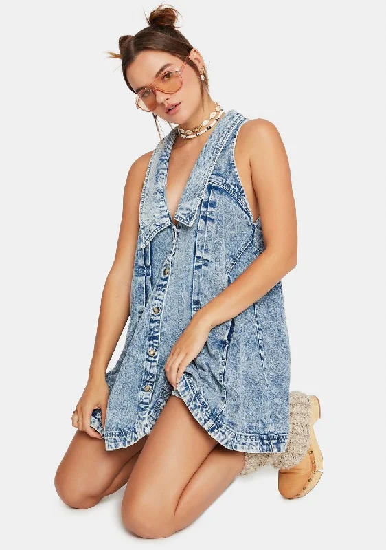 Katie Denim Mini Dress