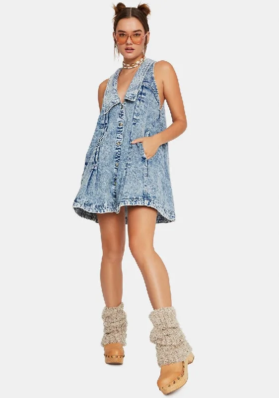 Katie Denim Mini Dress