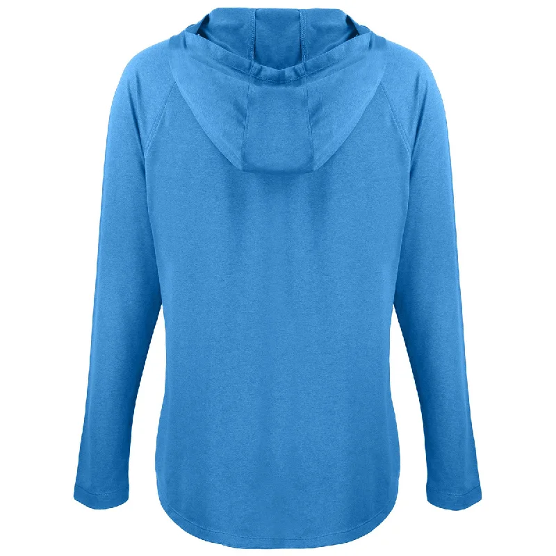 Cutter & Buck Women's Digital Coastline Epic Comfort Eco Recycled Hooded Shirt