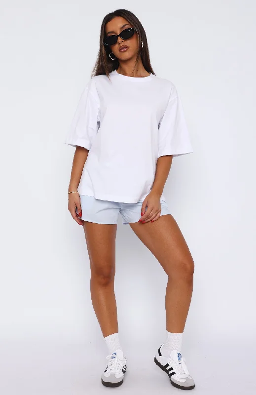 Let It Out Oversized Tee White