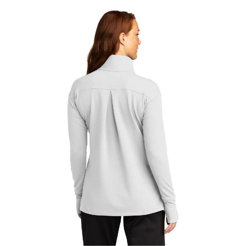 Sport-Tek Women's White Sport-Wick Flex Fleece 1/4-Zip