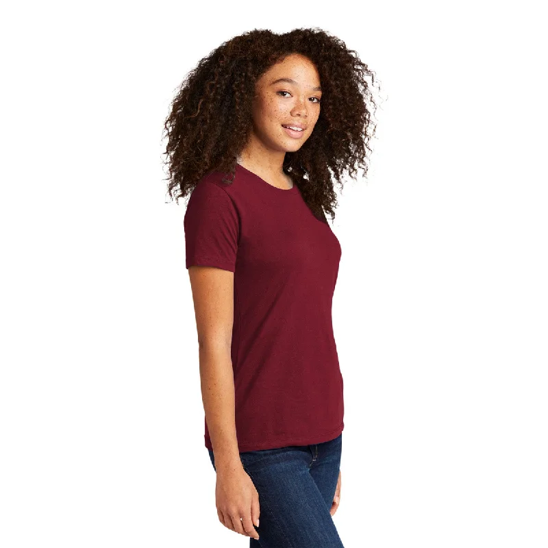 Next Level Women's Cardinal Cotton Boyfriend Tee