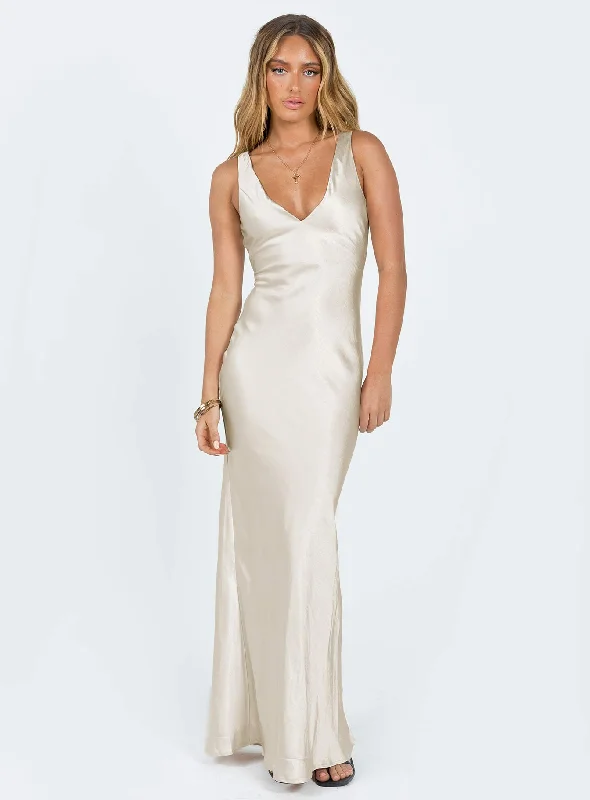 Norma Maxi Dress Champagne