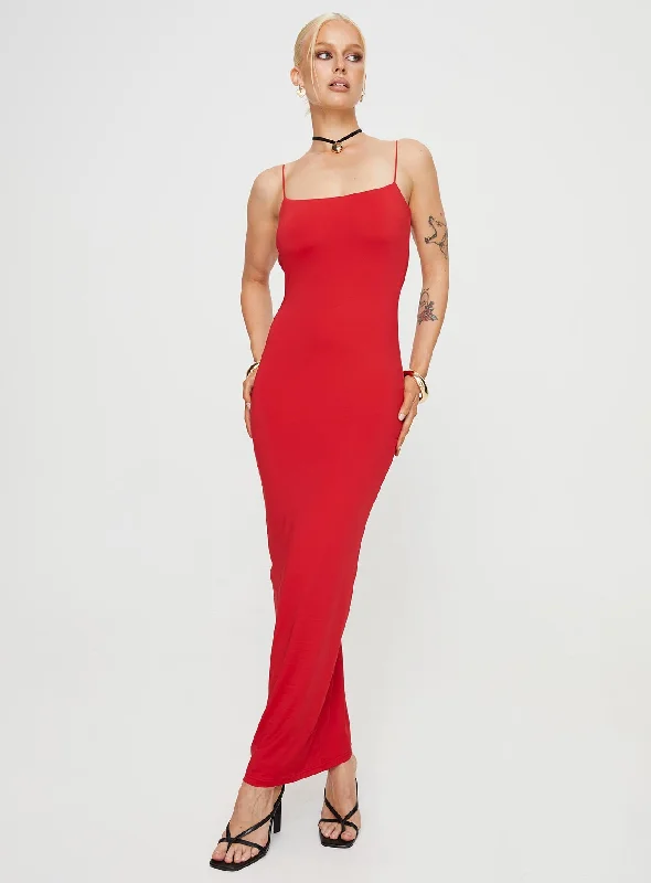 Taree Maxi Dress Red