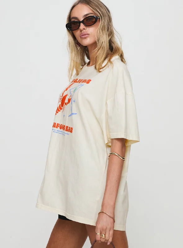 The Claw Club Oversized Tee Yellow