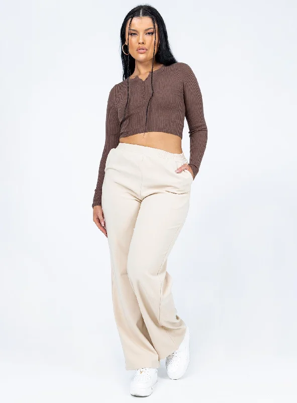 Audrie Pants Beige