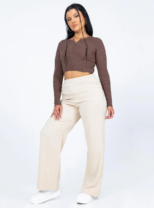 Audrie Pants Beige