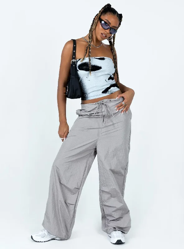 Austin Parachute Pants Grey