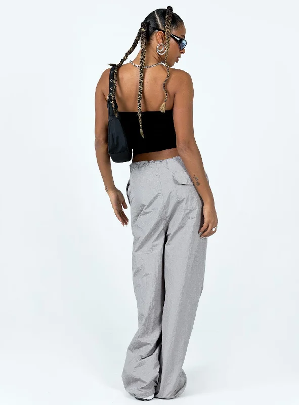 Austin Parachute Pants Grey