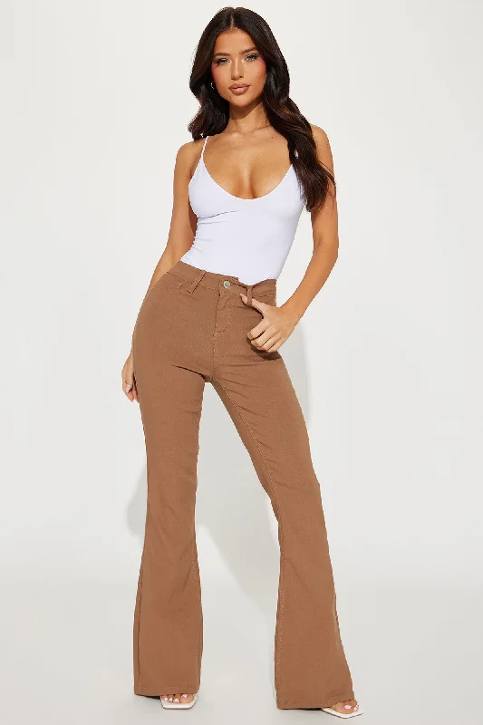 Back To Back Flare Pant - Tan