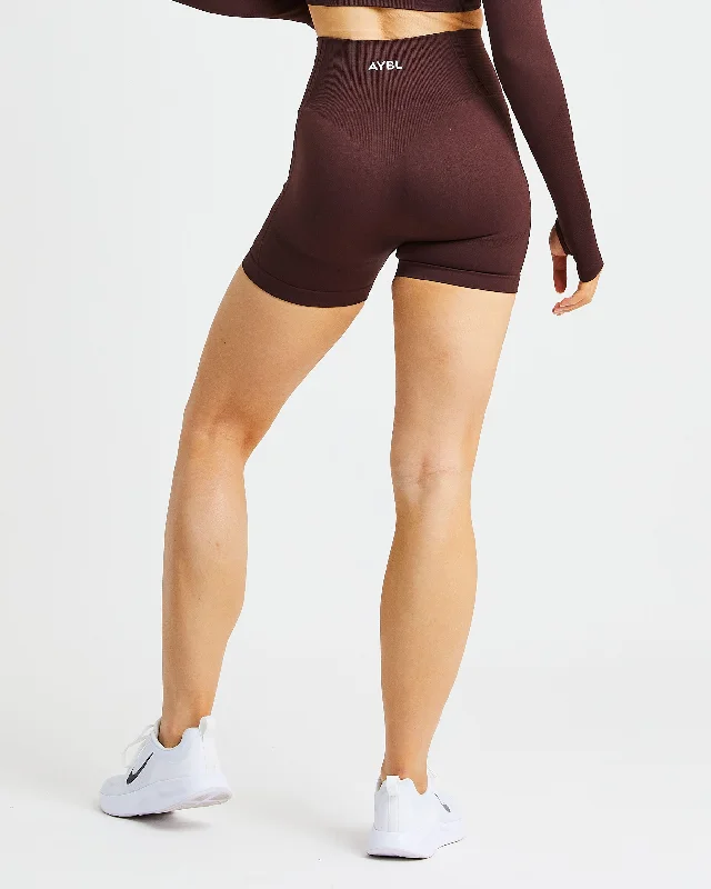 Balance V2 Seamless Shorts - Chocolate Brown