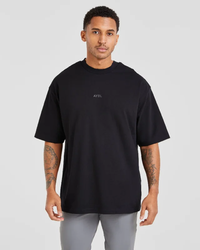 Craft Oversized T Shirt - Black