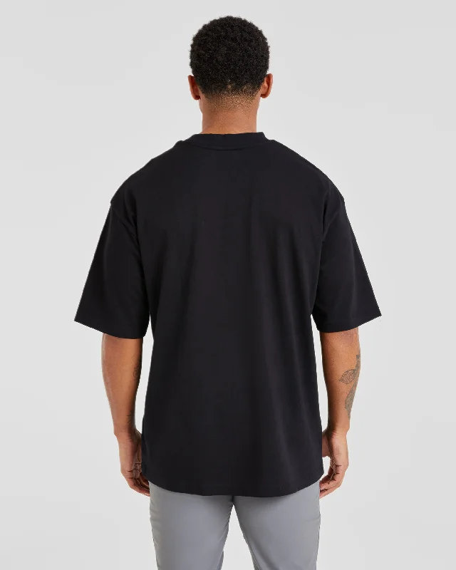 Craft Oversized T Shirt - Black