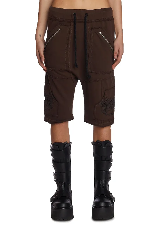 Echo Unisex Longline Cargo Shorts