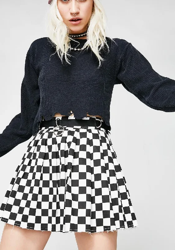 Fast N' Furious Checkered Skirt