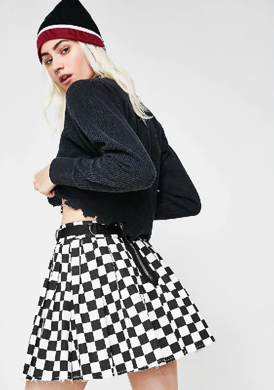 Fast N' Furious Checkered Skirt