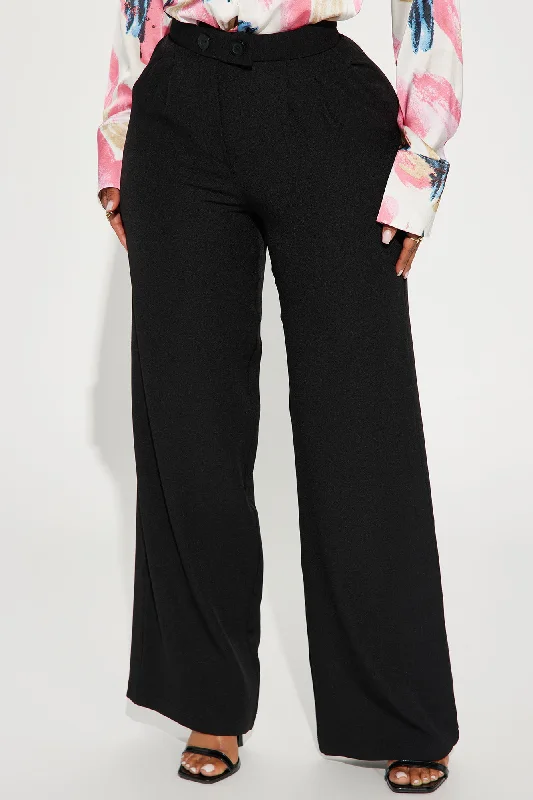 Feeling Focused Trouser - Black