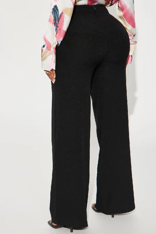 Feeling Focused Trouser - Black