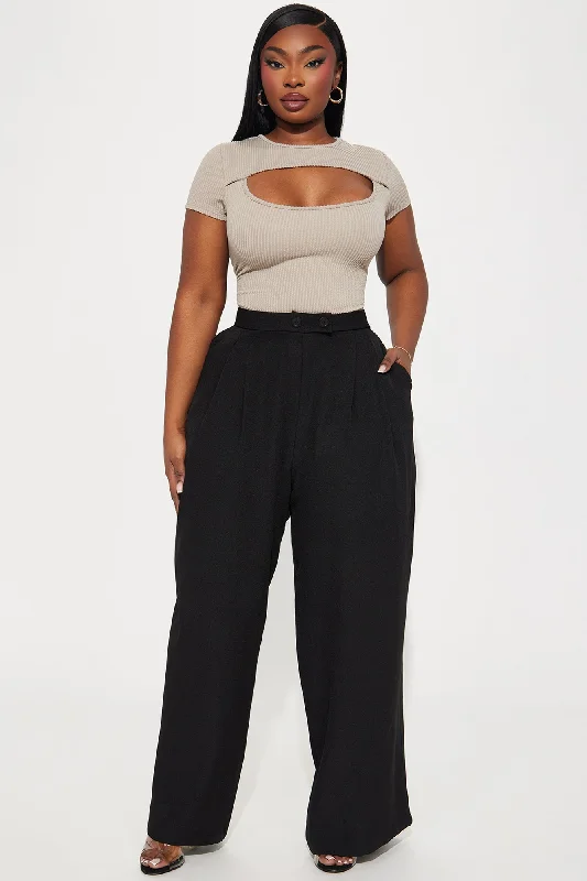 Feeling Focused Trouser - Black