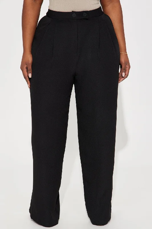 Feeling Focused Trouser - Black