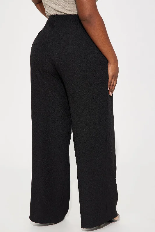 Feeling Focused Trouser - Black