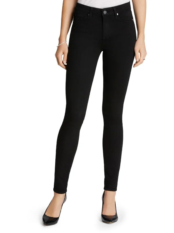 Hoxton Womens Mid-Rise Everyday Skinny Jeans