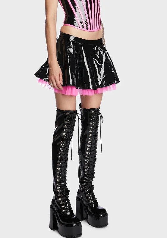 In Your Nightmares Mini Skirt