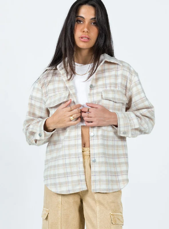 Kaystone Jacket Beige / White