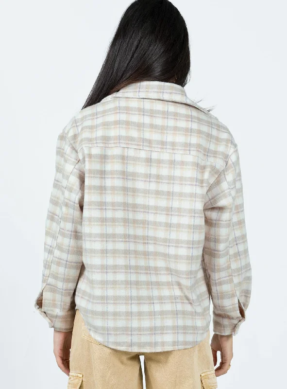 Kaystone Jacket Beige / White