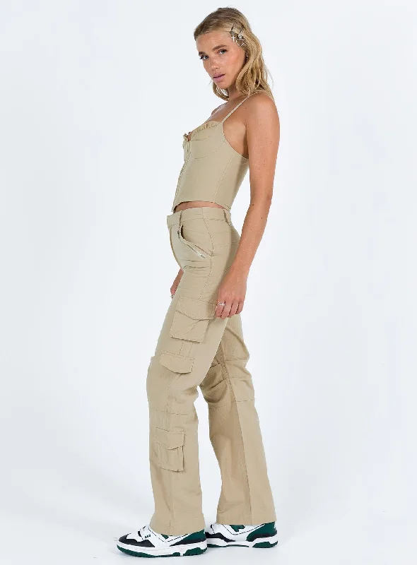 Libbie Pants Taupe