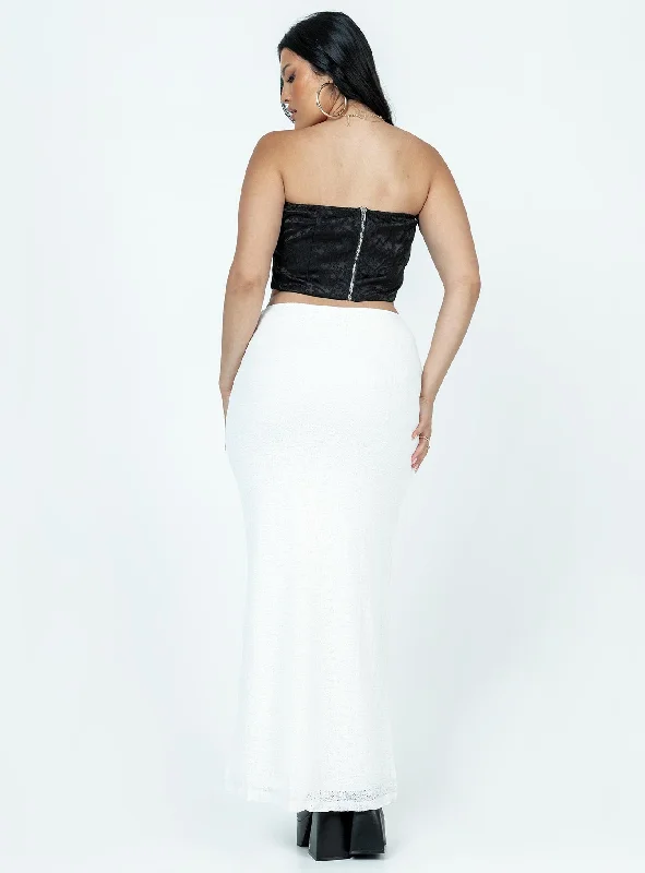 Maynard Maxi Skirt White