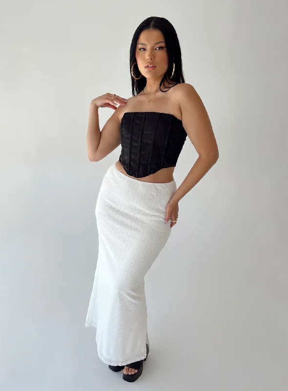 Maynard Maxi Skirt White