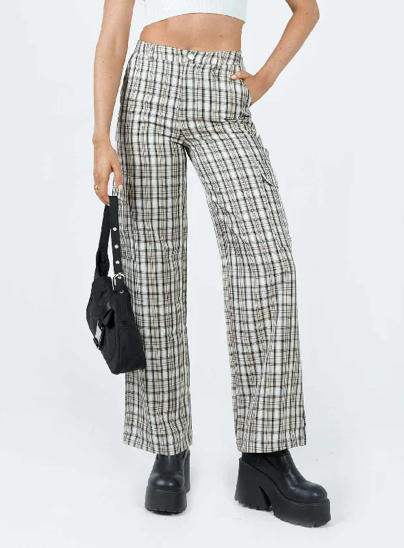 Mckay Check Cargo Pants Multi