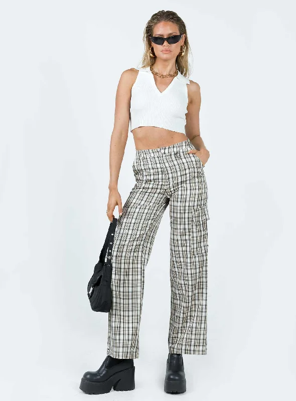 Mckay Check Cargo Pants Multi