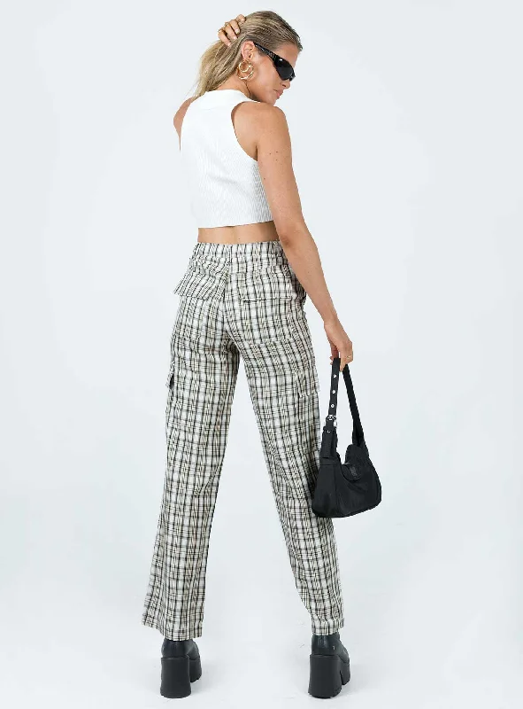 Mckay Check Cargo Pants Multi