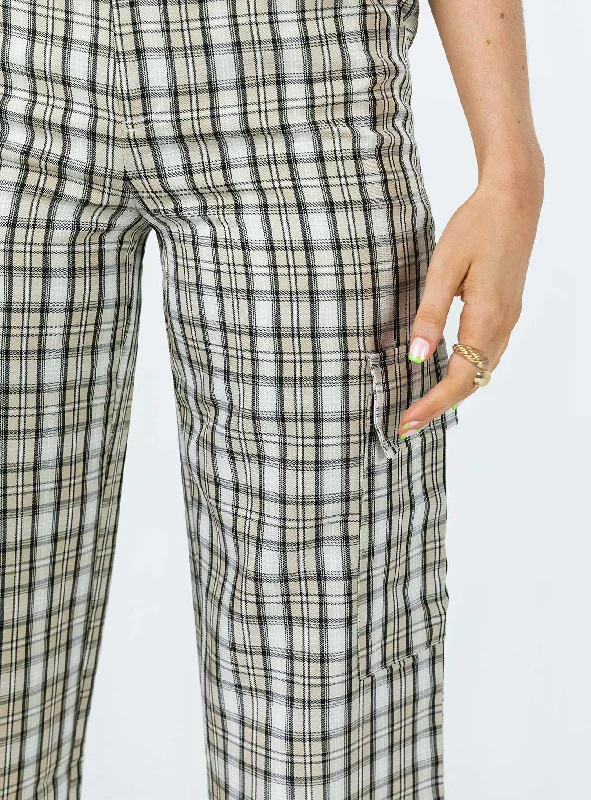 Mckay Check Cargo Pants Multi