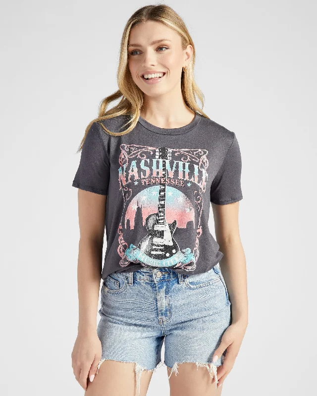 Nashville Music City Graphic Tee