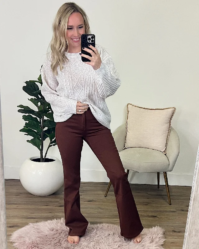 KanCan Holly Flare Jeans - Cinnamon Stick FINAL SALE