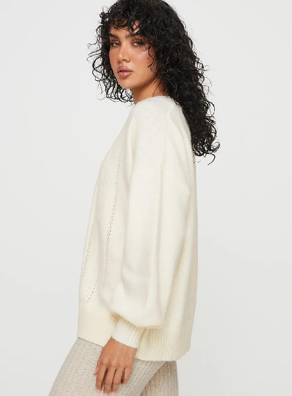 Oakleigh Cardigan Cream