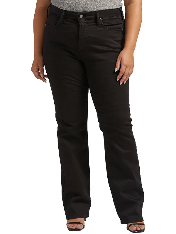 Plus Womens High Rise Infinite Fit Bootcut Jeans