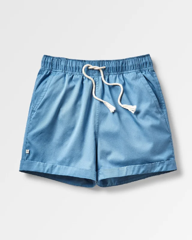 Santosa Twill Shorts - Blue Shadow