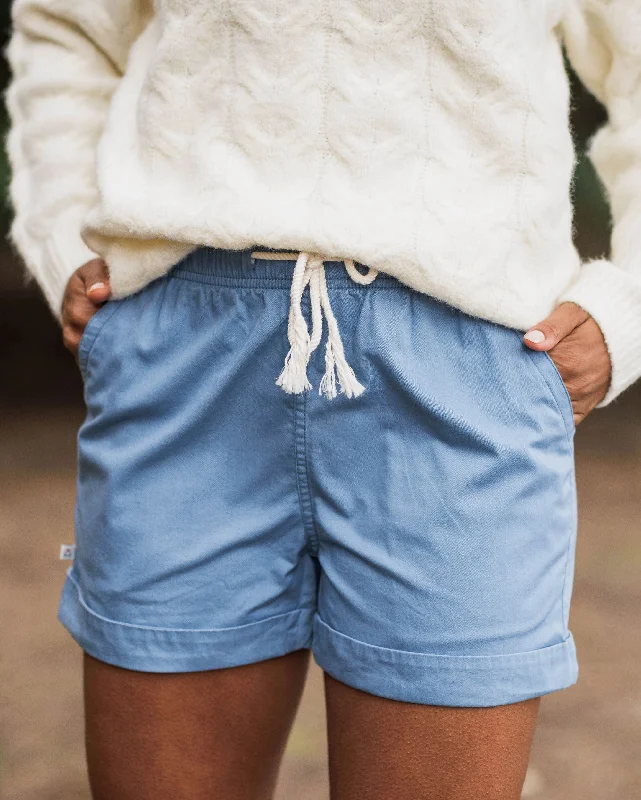 Santosa Twill Shorts - Blue Shadow