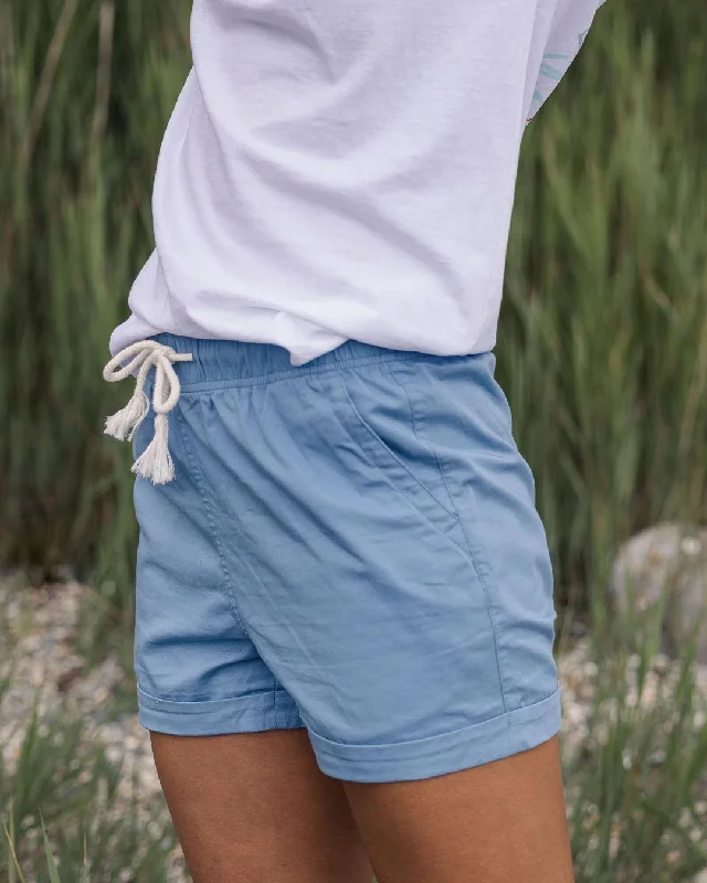 Santosa Twill Shorts - Blue Shadow